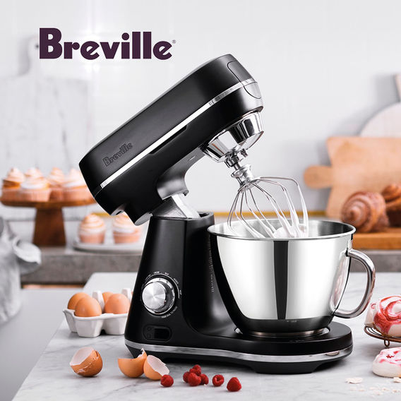 Breville the Bakery Chef Hub Mixer – Black Truffle