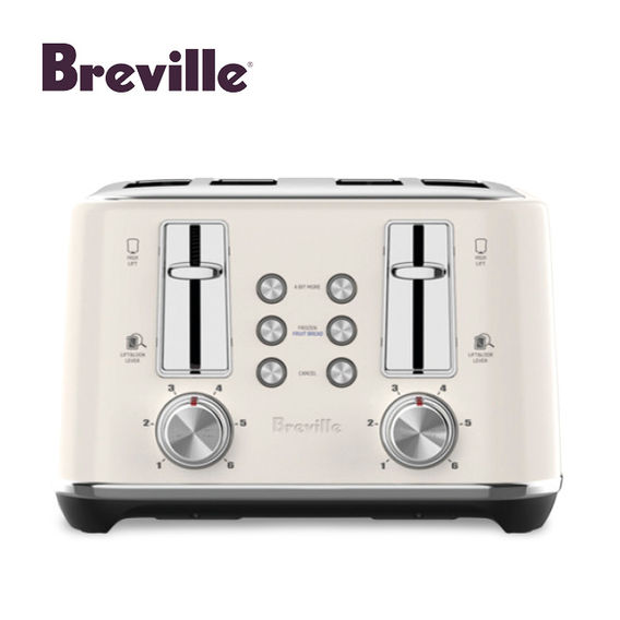 Breville 4 Slice Toaster - Cream Breville 4 Slice Toaster - Cream