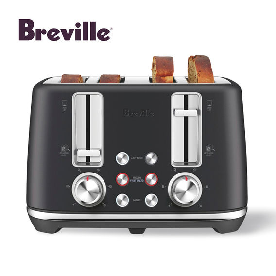 Breville 4 Slice Toaster - Matte Black