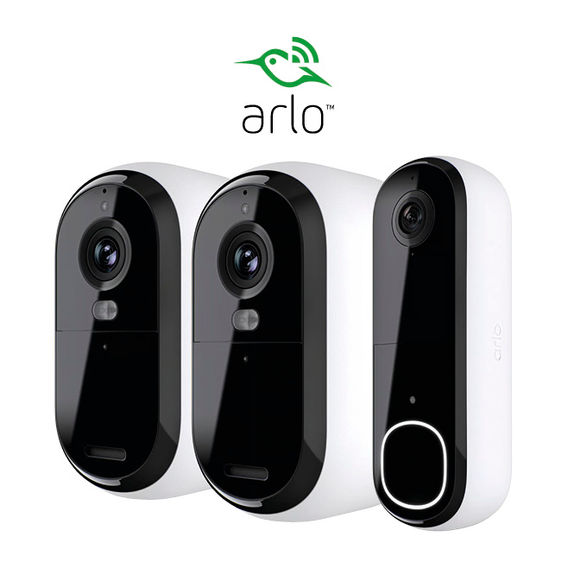 Arlo Outdoor 2K Camera & Video Door Bell Bdl