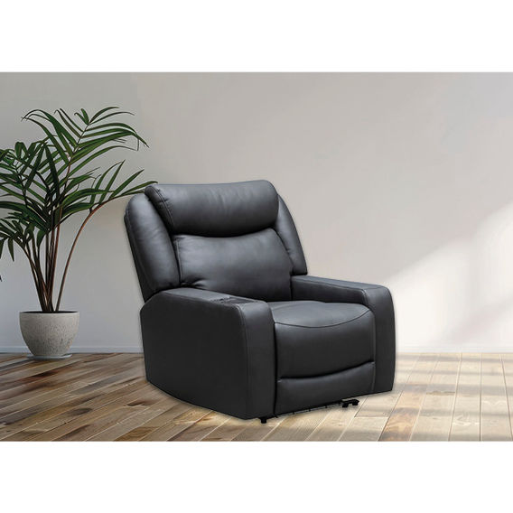 Avenger Single Electric Recliner Char Avenger Single Electric Recliner Char