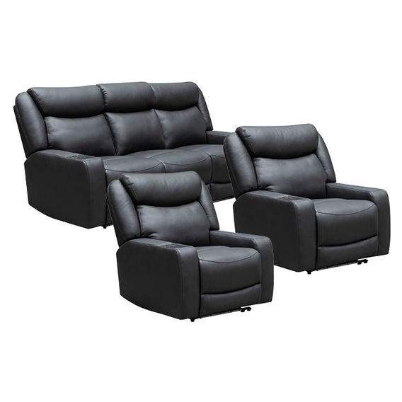 Avenger 3 Seater + 2 Single Elec Recliner Bundle