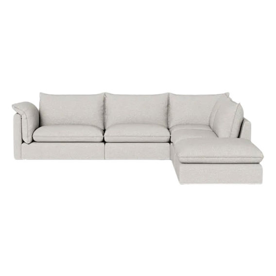 Sorrento Fabric Modular Sofa Left Arm - Nathan Wheat
