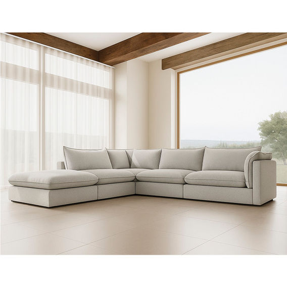 Sorrento Fabric Modular Right Arm - Nathan Wheat Sorrento Fabric Modular Right Arm - Nathan Wheat