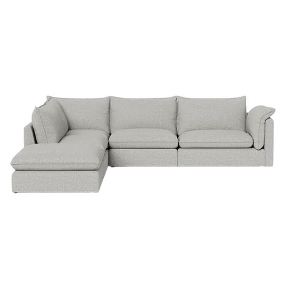 Sorrento Fabric Modular Right Arm - Light Grey