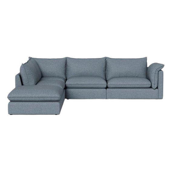 Sorrento Fabric Modular Right Arm - Nathan Sky Sorrento Fabric Modular Right Arm - Nathan Sky