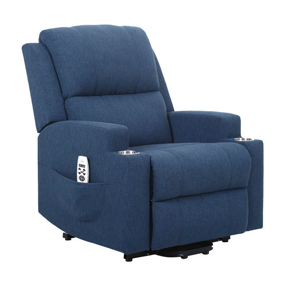 Verona Lift Chair with Massage & Heating - Blue