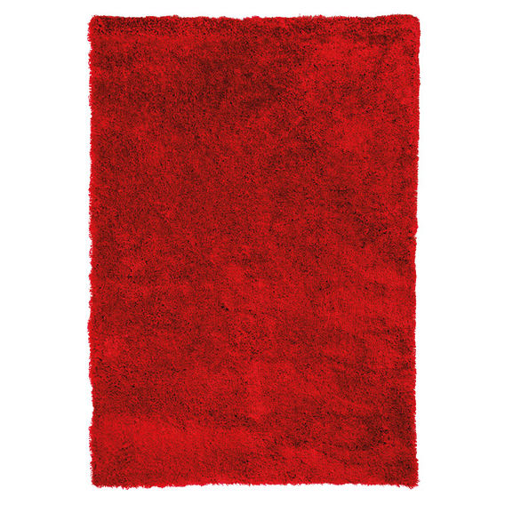 Glasgow Shaggy Rug - Red 200 x 300cm