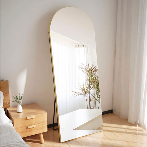Arched Full Length Mirror - Gold Arched Full Length Mirror - Gold