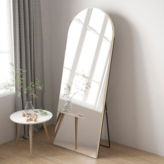 Arched Full Length Mirror - Wooden