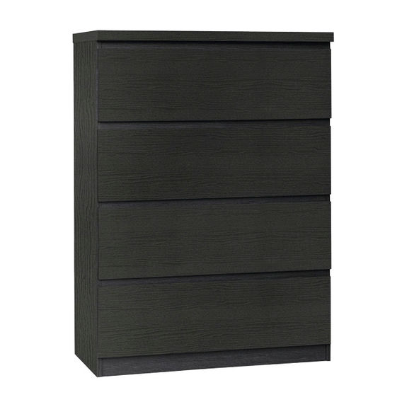 Tiko 4 Drawer Dresser - Black Oak Tiko 4 Drawer Dresser - Black Oak
