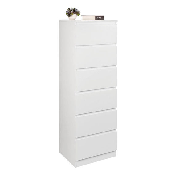 Enkel 6 Drawer Slim Tallboy
