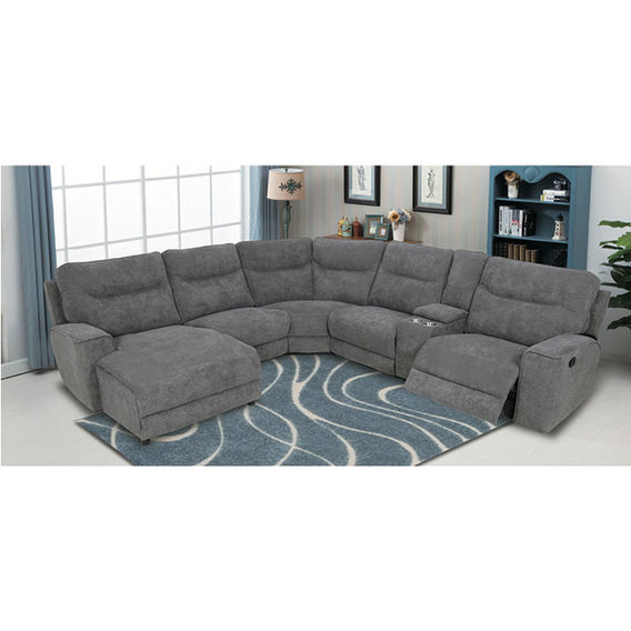 Senator Corner Suite LHF - Gunmetal Grey Senator Corner Suite LHF - Gunmetal Grey