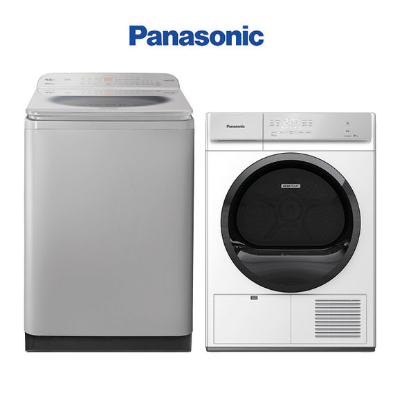 Panasonic 9.5KG T/L & 9KG Heat Pump Dryer Combo Panasonic 9.5KG T/L & 9KG Heat Pump Dryer Combo