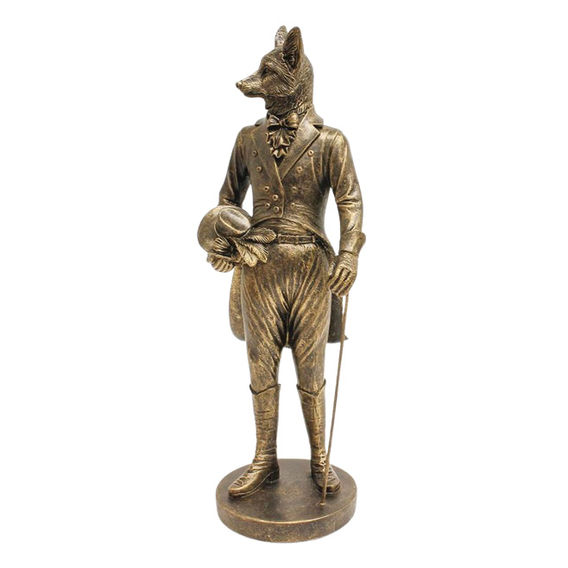 Gentleman Fox Statue 41cm H