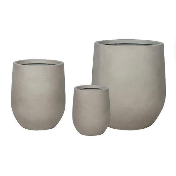 Milano Lite Sandstone Balcony Pot Set of 3 Milano Lite Sandstone Balcony Pot Set of 3