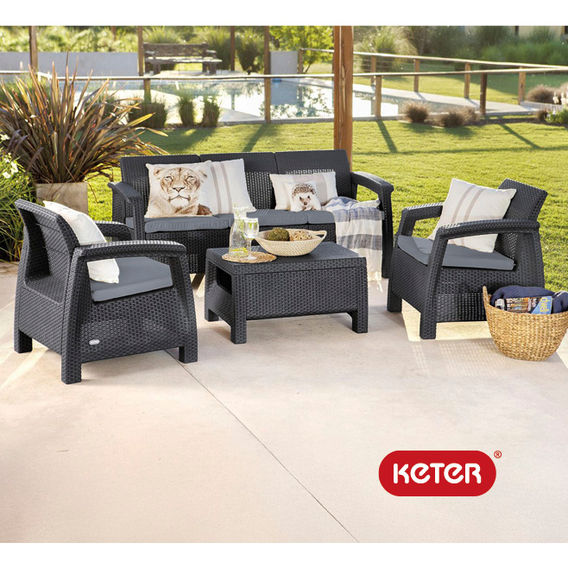 Keter Corfu Triple Outdoor Set