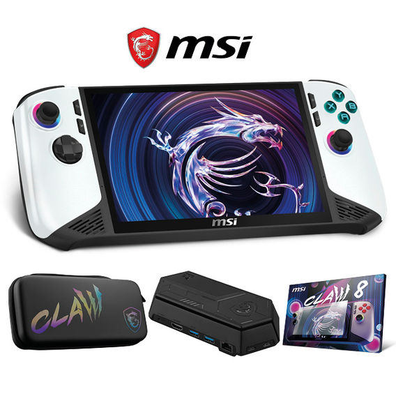 MSI Claw 8 AI Gaming Handheld Bundle MSI Claw 8 AI Gaming Handheld Bundle