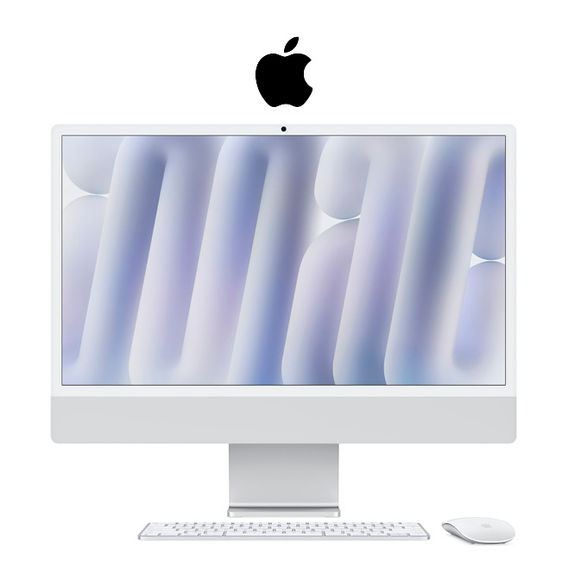 Apple iMac 24in 4.5K Retina Display with Apple M4 Chip - Silver Apple iMac 24in 4.5K Retina Display with Apple M4 Chip - Silver