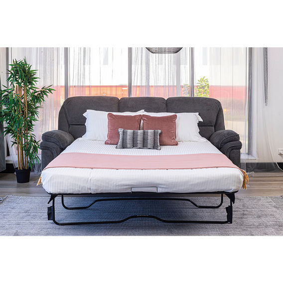 Rockport 3-Seater Sofa Bed Suite in Dark Grey