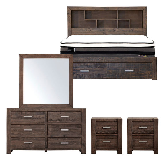 Palm Beach Queen 5PC Dresser Suite