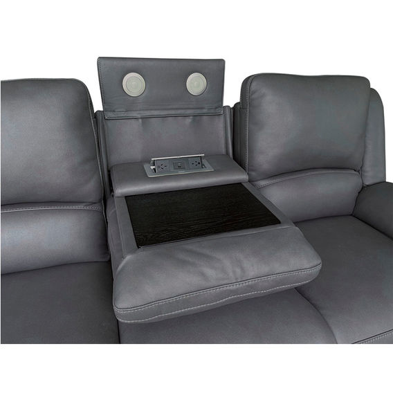 Commander 4-Seater Theatre Suite in Charcoal Commander 4-Seater Theatre Suite in Charcoal