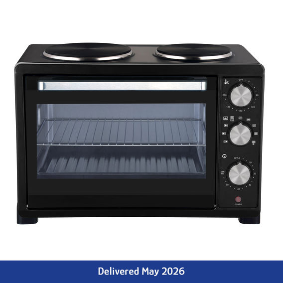 Sheffield 30L Benchtop Oven with Dual Hot Plates | Chrisco New Zealand