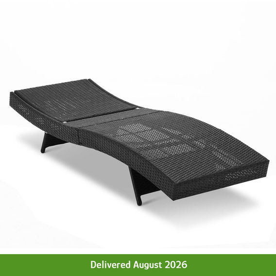 PE Rattan Sun Loungers - Set of 2