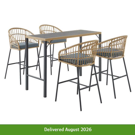 5 Piece Outdoor Bar Set