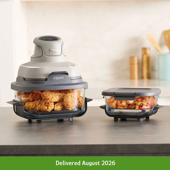 Ninja Crispi 4-in-1 Portable Glass Air Fryer - Stone