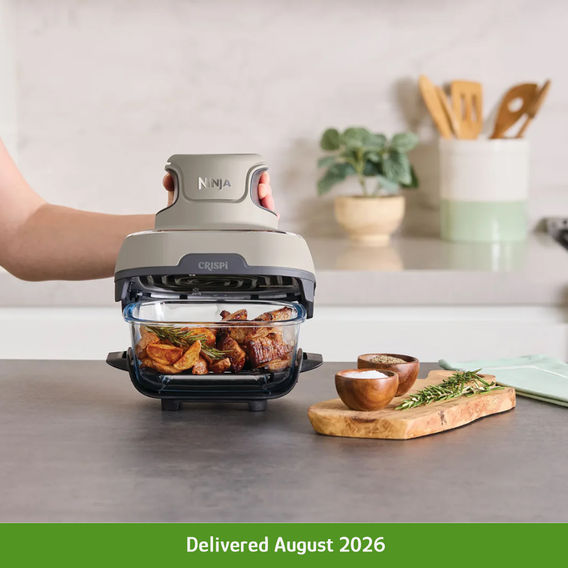 Ninja Crispi 4-in-1 Portable Glass Air Fryer - Stone