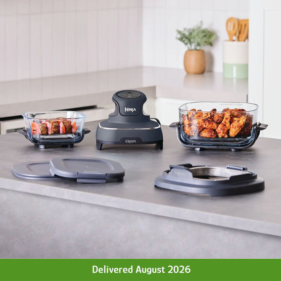 Ninja Crispi 4-in-1 Portable Glass Air Fryer - Cyberspace Ninja Crispi 4-in-1 Portable Glass Air Fryer - Cyberspace