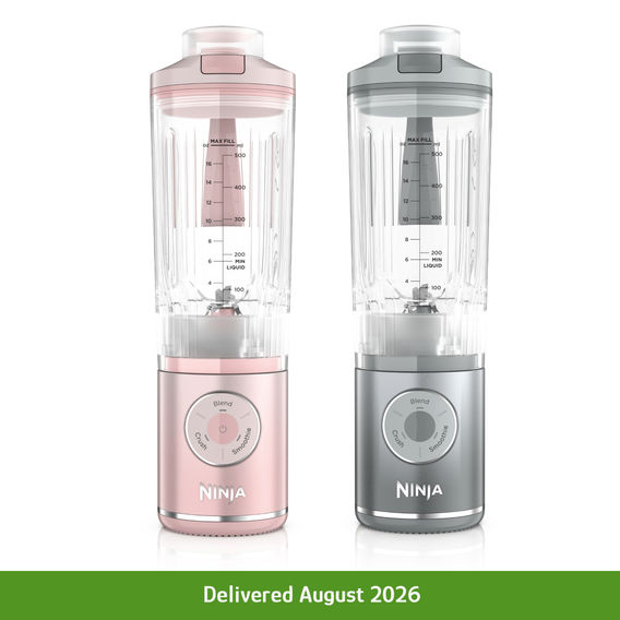 Ninja Blast Max Blender Bundle - Pink & Grey