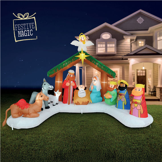 Airpower Deluxe Nativity Scene 365cm Airpower Deluxe Nativity Scene 365cm