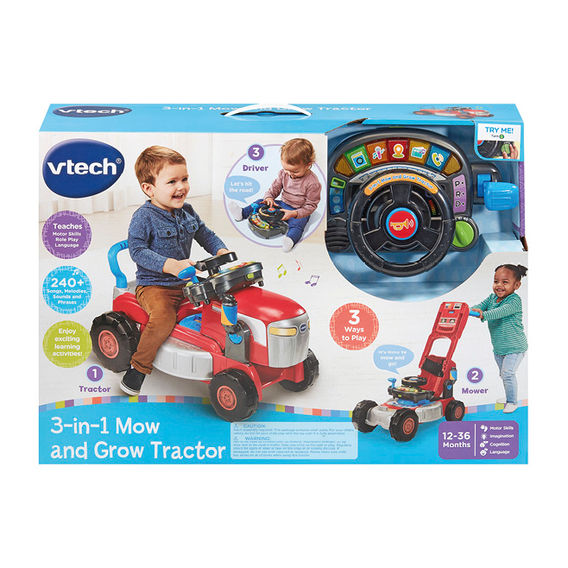 VTECH Get Growing Tractor & Mower Ride On VTECH Get Growing Tractor & Mower Ride On
