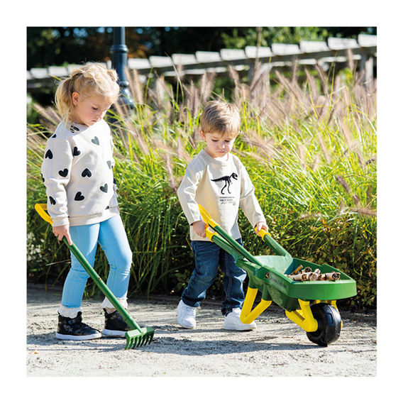 John Deere Wheelbarrow & Garden Set John Deere Wheelbarrow & Garden Set