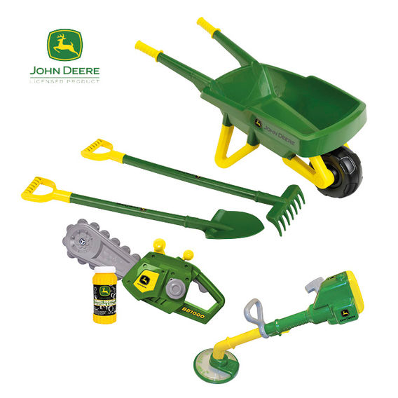 John Deere Wheelbarrow & Garden Set John Deere Wheelbarrow & Garden Set