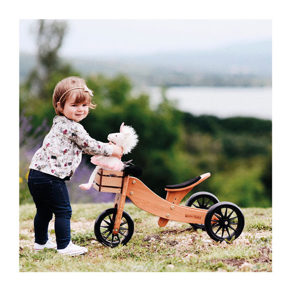 Tiny Tot 2 in 1 Balance Bike - Bamboo