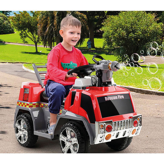 Ride On Fire Truck With Bubble Gun Ride On Fire Truck With Bubble Gun