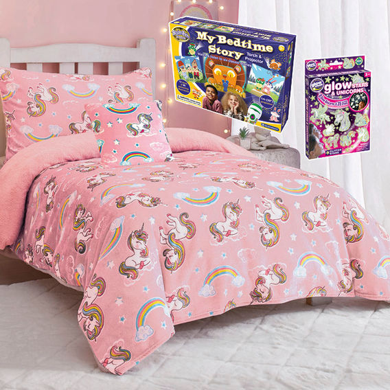 Glow in the Dark Dinosaur Duvet - King Single/Double Glow in the Dark Dinosaur Duvet - King Single/Double
