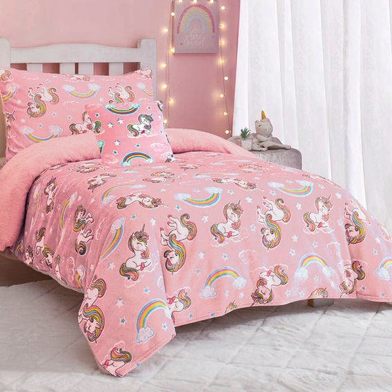 Glow in the Dark Unicorn Duvet - King Single/Double Glow in the Dark Unicorn Duvet - King Single/Double