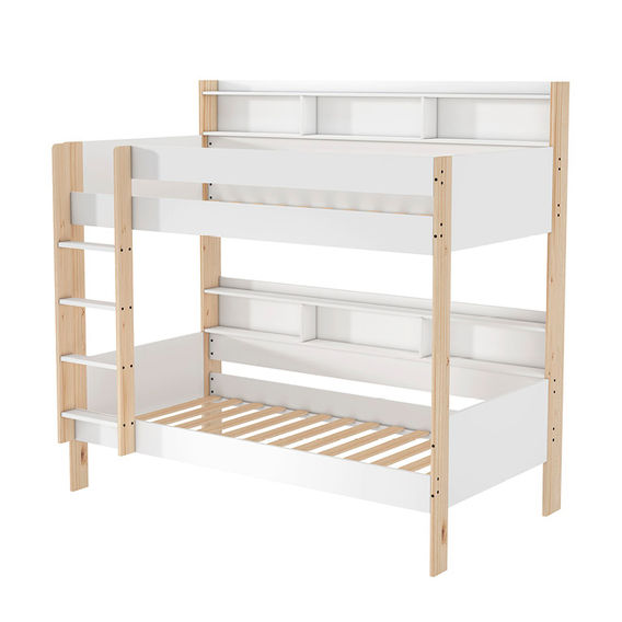 Storage Bunk Bed & 2 Mattress Bundle