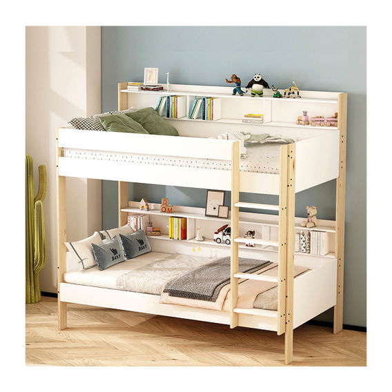 Storage Bunk Bed & 2 Mattress Bundle