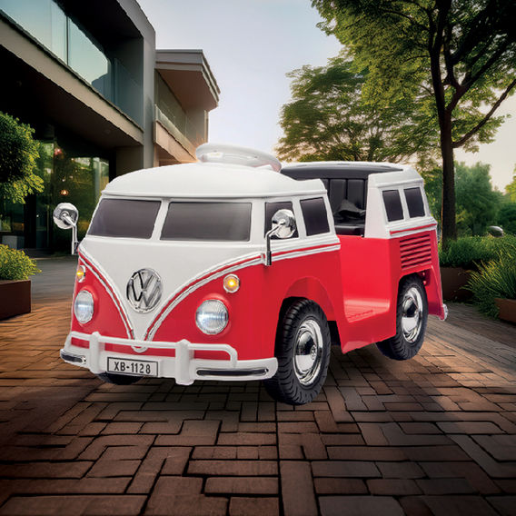 Ride On Bus Licensed VW Red