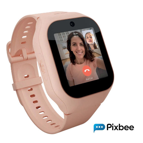 Pixbee Pro Kids 4G Video Watch with GPS Tracking - Pink