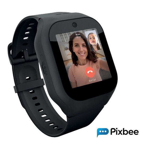 Pixbee Pro Kids 4G Video Watch with GPS Tracking - Black Pixbee Pro Kids 4G Video Watch with GPS Tracking - Black