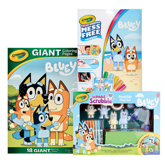 Crayola Bluey Activity Art Bundle