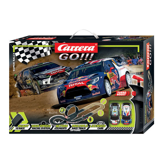 Carrera Slot Car GO!!! Set Super Rally