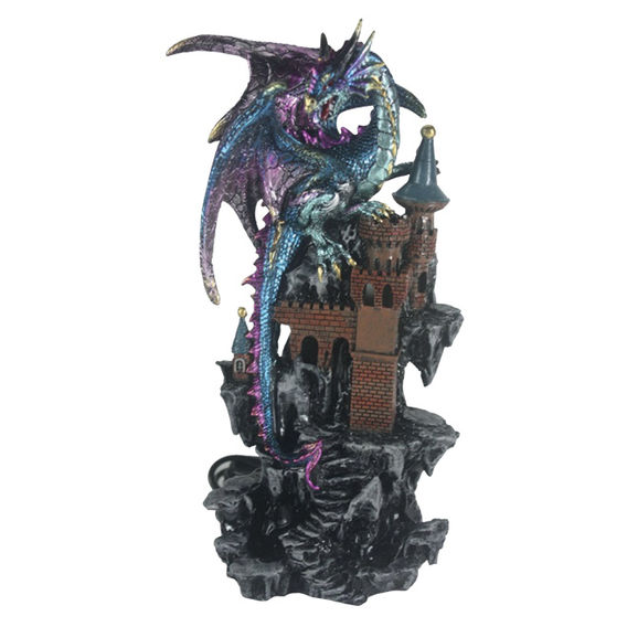 Blue Dragon Castle Figure 26.5cm