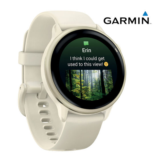 Garmin VivoActive 6 GPS Smartwatch - Lunar Gold/Bone Band Garmin VivoActive 6 GPS Smartwatch - Lunar Gold/Bone Band